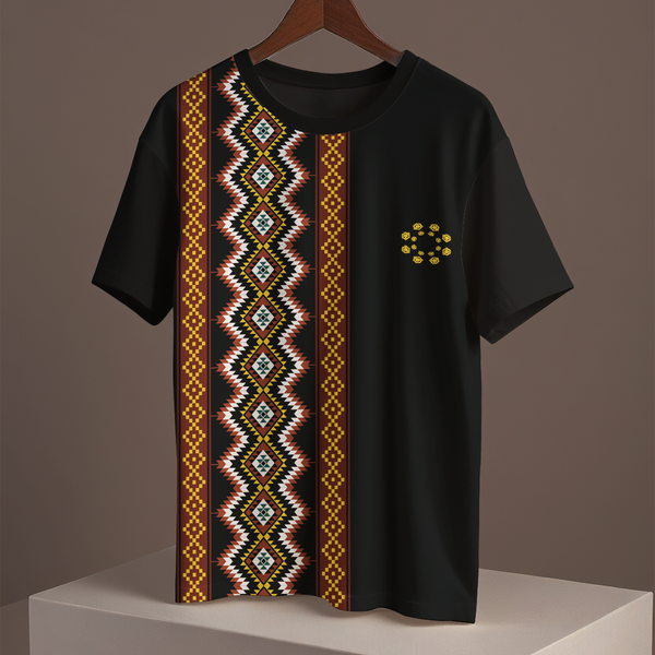 Indigenous Elegance Full Print T-Shirt - Wear Your Story - - T-shirts