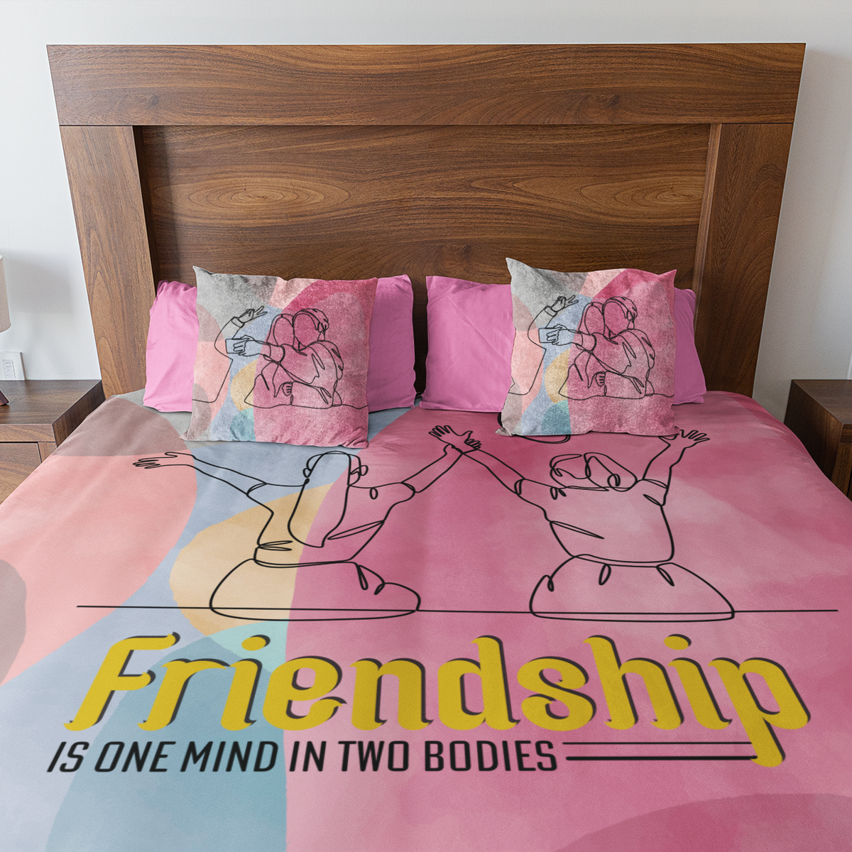 Together We Rise - Friendship-Inspired Bed Set - - Home Decor