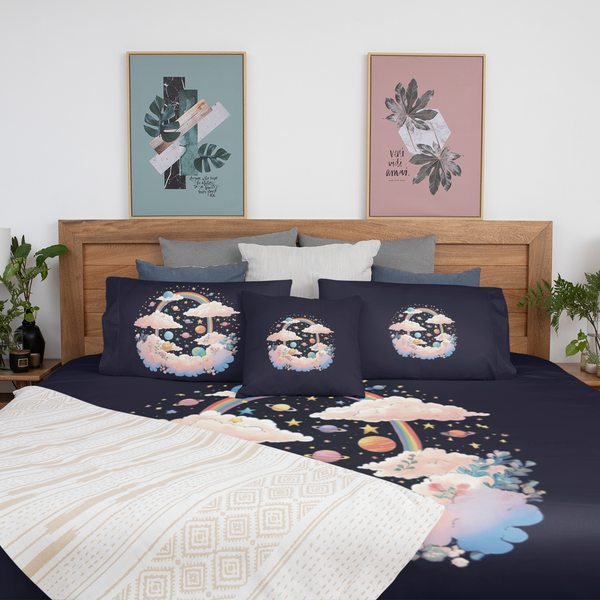 Celestial Dreams - Cosmic Cloud Bedding - - Blankets