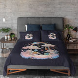 Celestial Dreams - Cosmic Cloud Bedding - - Blankets