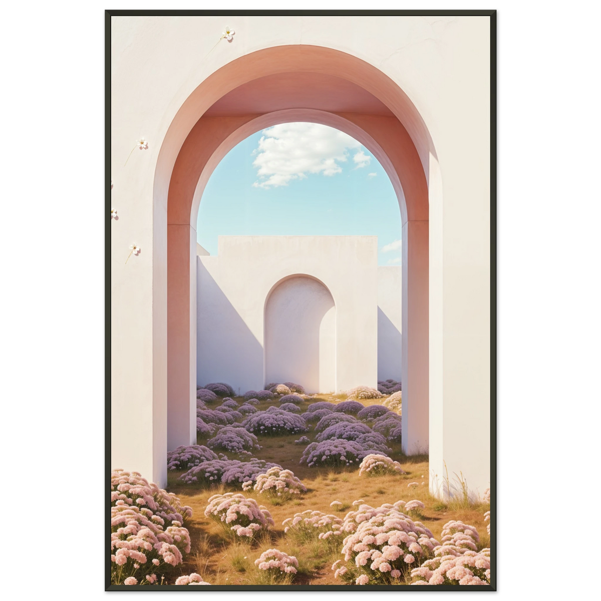 Minimal Arch Poster Gift for Art Lovers - - Metal Framed Posters