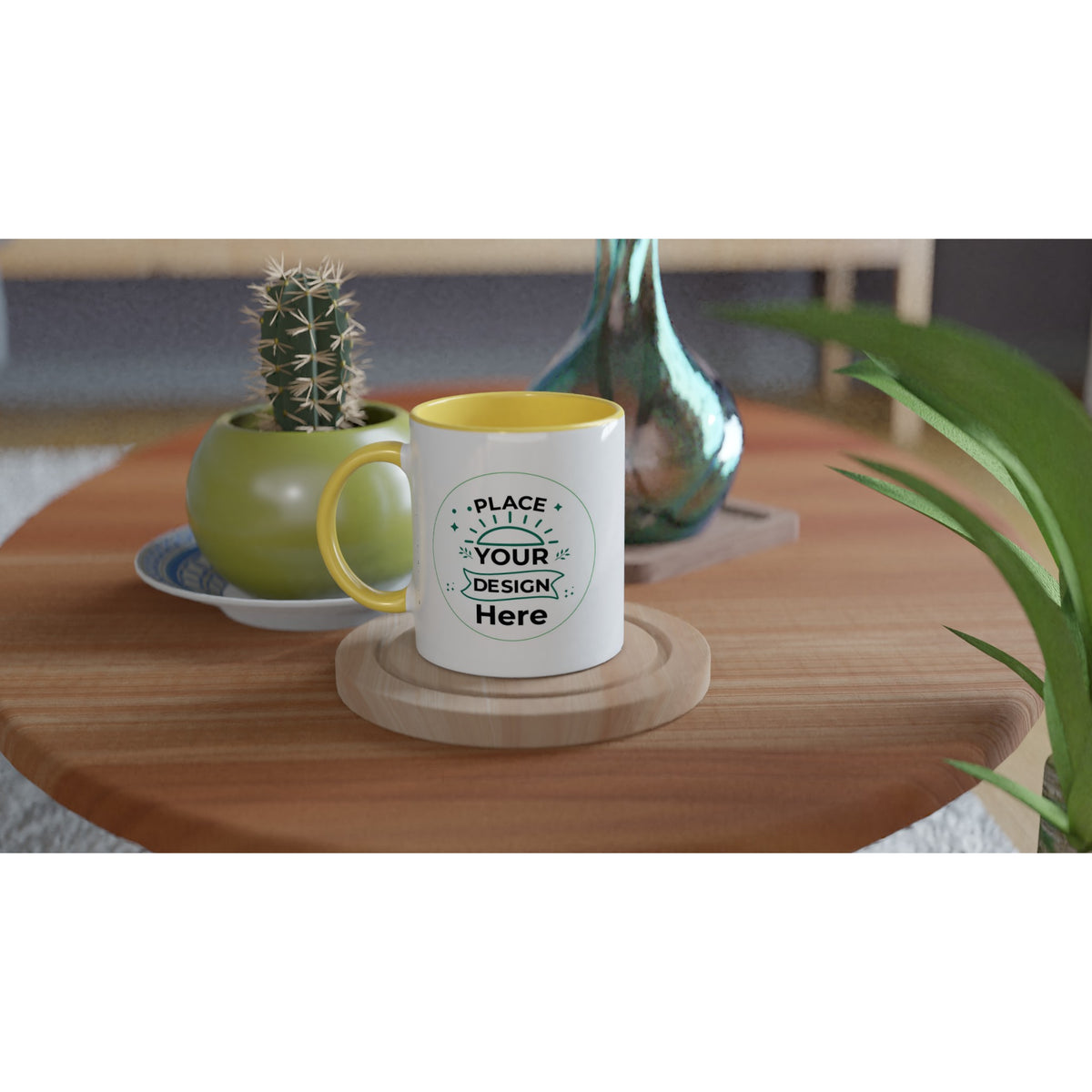 Vibrant Customizable Ceramic Mug - Your Perfect Daily Companion - - Mugs