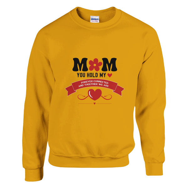 Together Always - Heart & Health Connection Crewneck - Gold - Sweatshirts