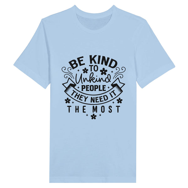 Be the Light - Radiate Kindness in Every Stitch - Baby Blue - T-shirts