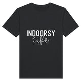 Embrace the Indoorsy Life - Cozy Comfort in Cotton - Charcoal - T-shirts