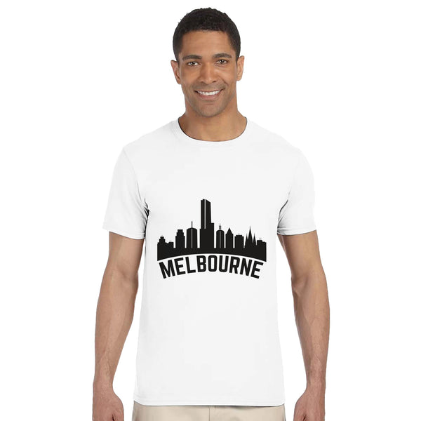 Melbourne in Black and White - - T-Shirts