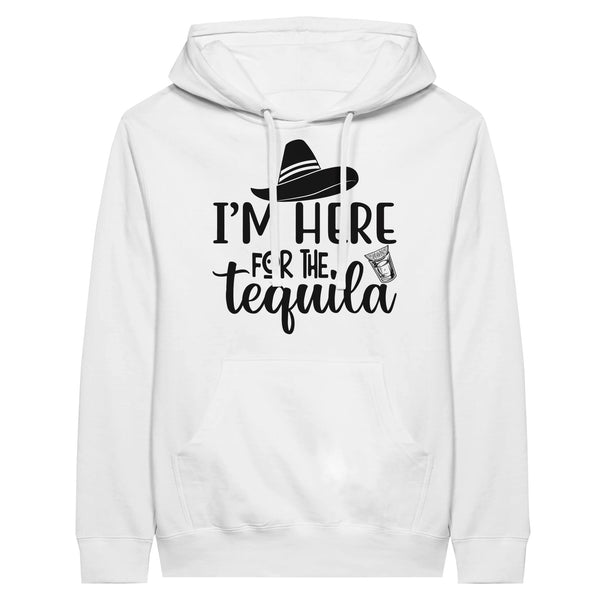 Unisex Pullover Hoodie - Tequila Moments - White - Hoodies