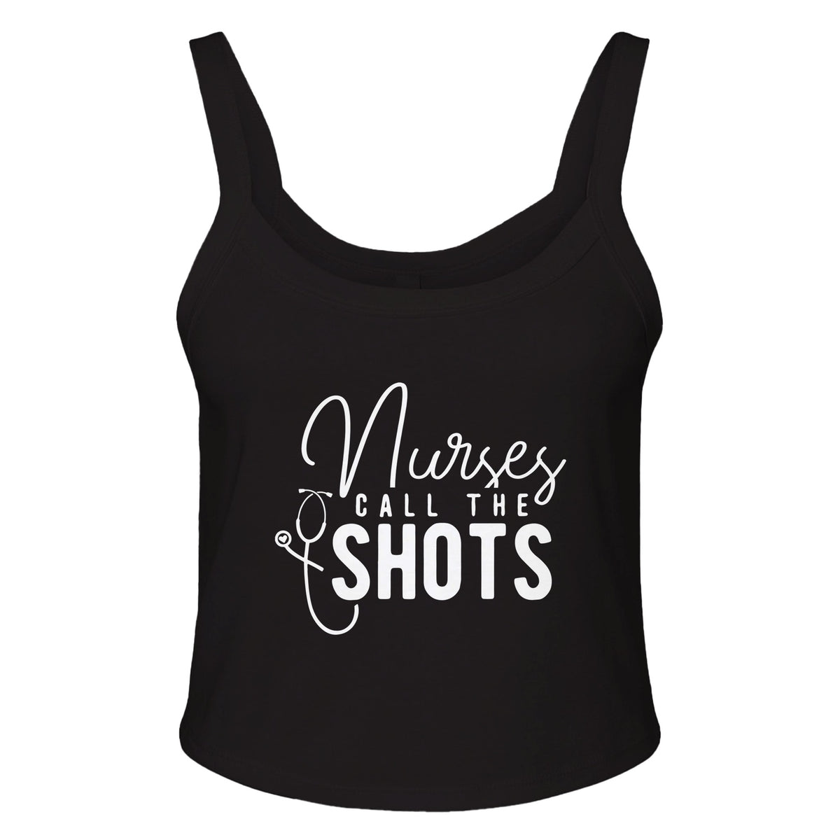 Nurses - The True Shot Callers of Compassion - solid blk blend - Print Material