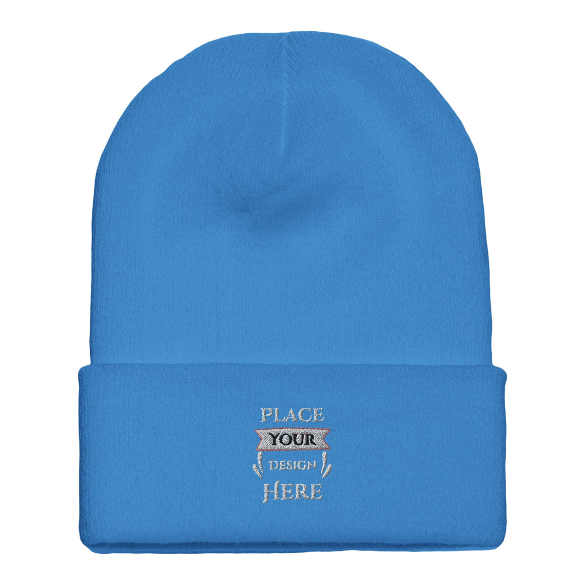 Personalize Your Winter Look with the Flexfit Cuffed Beanie - cl blue - Beanies