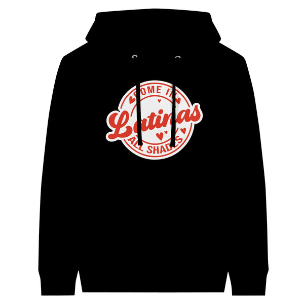 Celebrate Diversity -Latinas in All Shades Premium Hoodie - Black - Hoodies