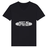 Elevate Your Workout Vibes - Join Me at the Bar - Dark Gray - T-shirts