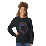 Unwavering Support - A Gift for Mom - Black - Sweatshirts