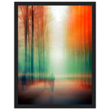 Twilight Walk Through Dreamscape - 30x40 cm 12x16″ Black frame - Wooden Framed Posters