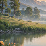 Tranquil Dawn Triptych - - Posters