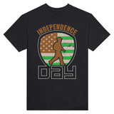 Liberty Lines - Celebrate Independence Day in Style! - Black - T-Shirts