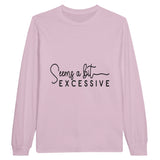 Beyond Limits - Durable Cotton Longsleeve Tee - Light Pink - Long Sleeve T-shirts