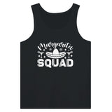 Sip and Squad - Margarita Moments on Cotton Tank - Black - Print Material