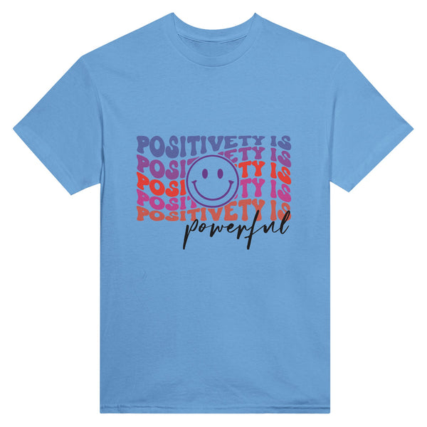 Power of Positivity Tee - Embrace the Strength - Light Blue - T-shirts