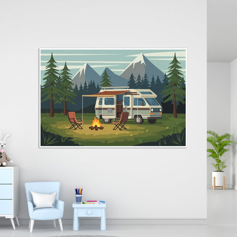 Image of Serene Campsite Getaway Art