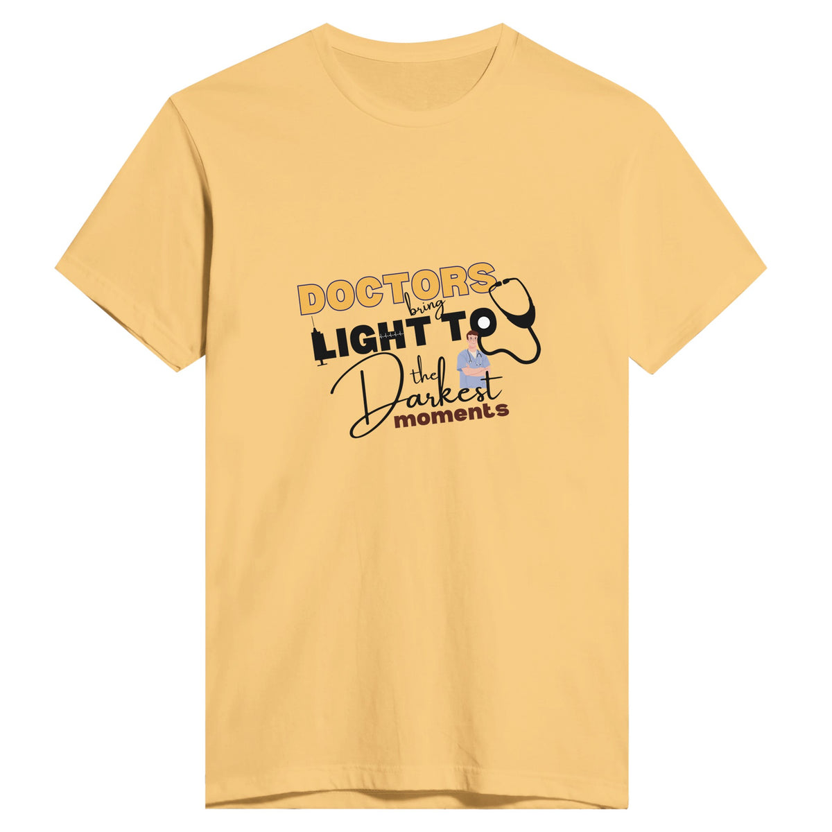 Doctors Moments - Celebrating Every Heartbeat - Banana Cream - T-Shirts