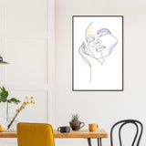 Graceful Lines - Contemporary Art for Your Space - - Metal Framed Posters