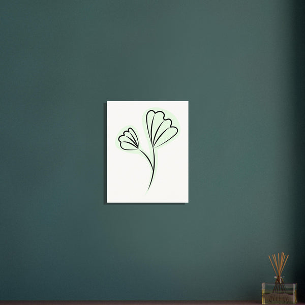 Graceful Simplicity - Delicate Floral Artwork - - Posters