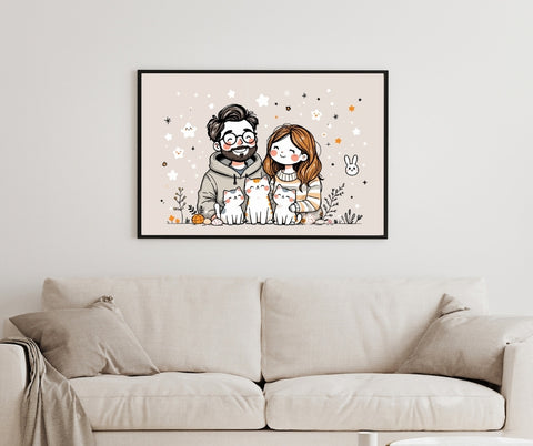 Image of Family Moments with Furry Friends