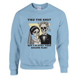 Til Death Do Us Part - Gothic Wedding Crewneck - Light Blue - Sweatshirts