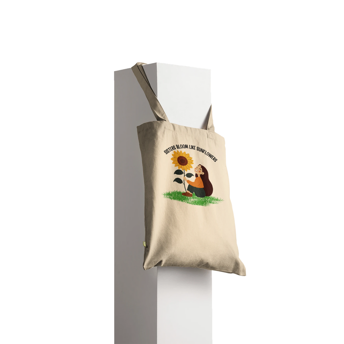 Sunshine and Smiles - Sisterly Love Tote - - Tote Bags