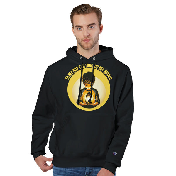 Lantern of Love - A Symbol of Fatherly Guidance - Black - Hoodies