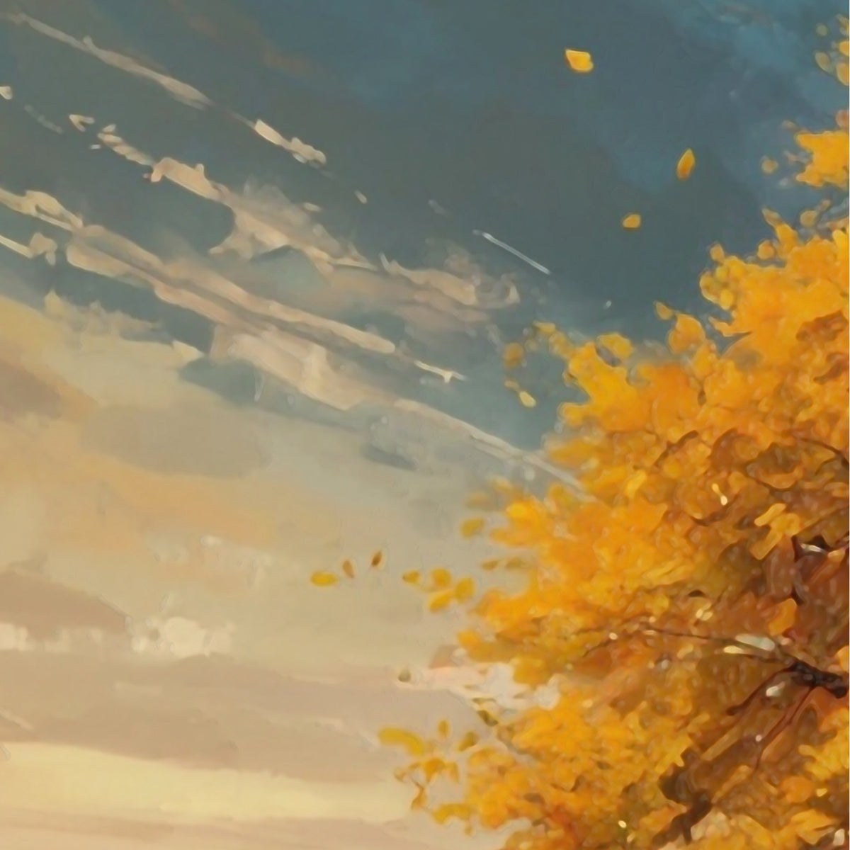 Golden Serenity of Autumn - - Posters, Prints, & Visual Artwork