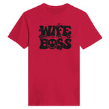 Leading with Love - Wife Boss Statement Apparel - Red - Print Material