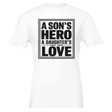 Father’s Bond Gift – Bella + Canvas Tee - White - T-Shirt