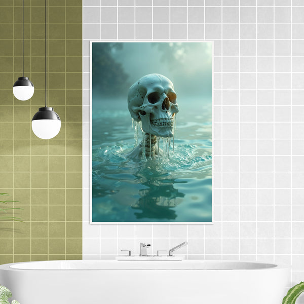 Eerie Waters - Timeless Skulls - - Framed Posters