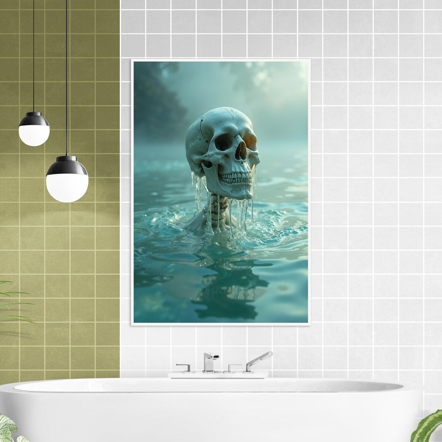 Eerie Waters - Timeless Skulls - - Framed Posters