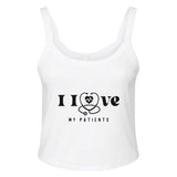 Empathy Elevated - Explore Our Patient Love Series - solid wht blend - Tank Tops