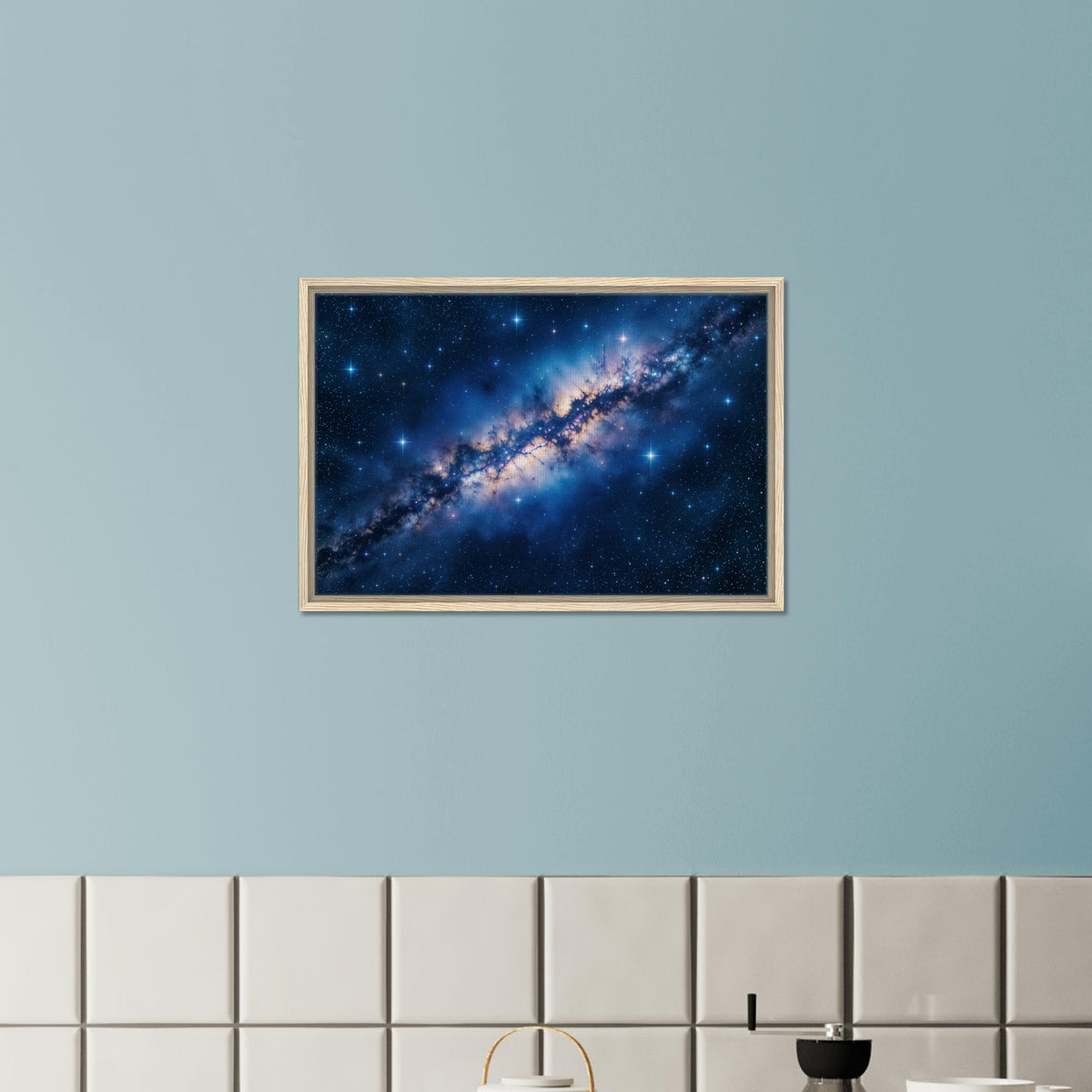 Infinite Universe - A Starry Galactic Dream - - Framed Canvas