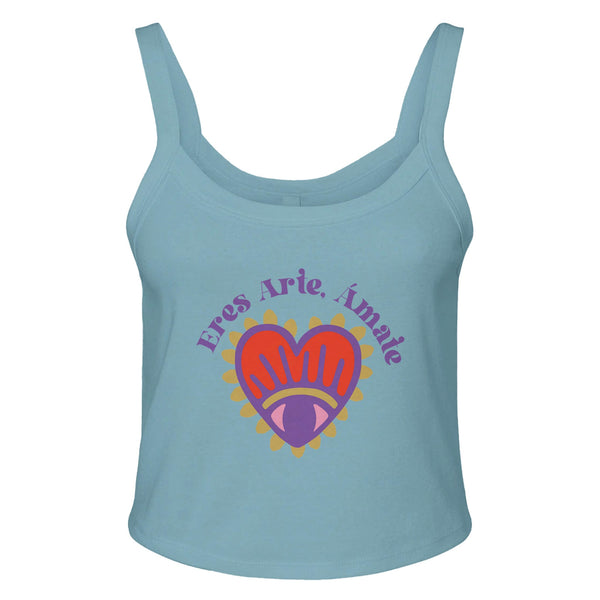 Radiate Confidence - Eres Arie, Amate Edition - sld baby blu bln - Print Material