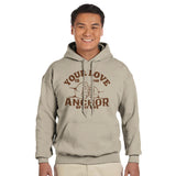 Dad, My Steady Anchor - A Heartfelt Design - Sand - Hoodies