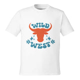 Wild West Adventures - Unisex Reclaimist Crewneck T-Shirt - white mist - Print Material