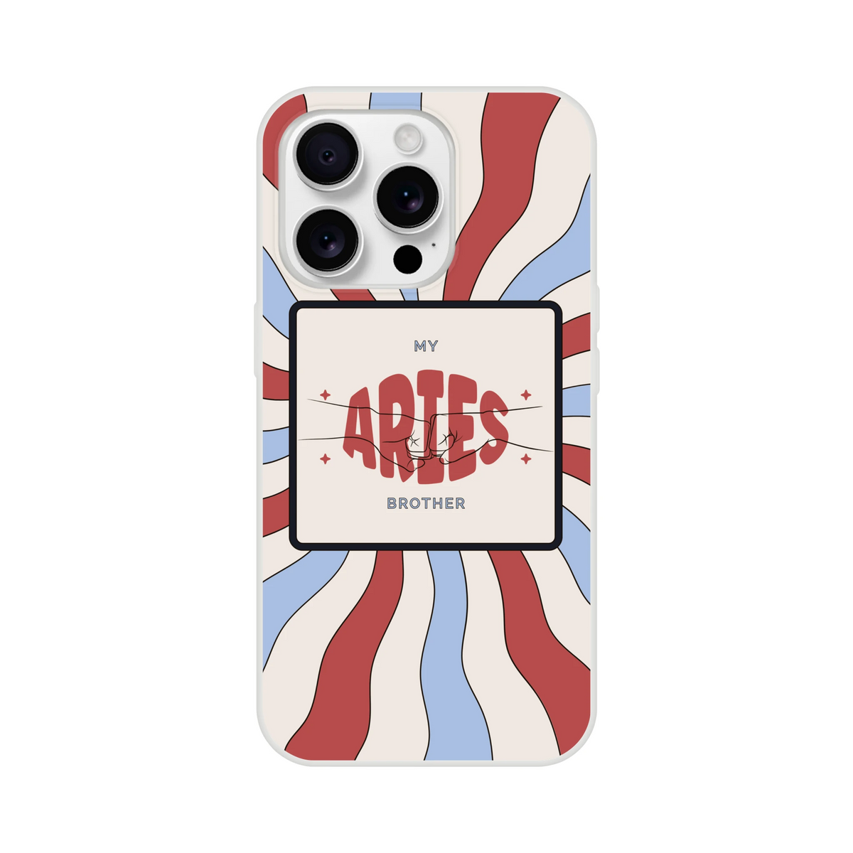 Zodiac Flexi Case for Brother’s Style - iPhone 16 Pro Aries - Phone Case