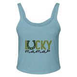 Lucky Mama - Wear Your Motherhood Fortune - sld baby blu bln - Print Material