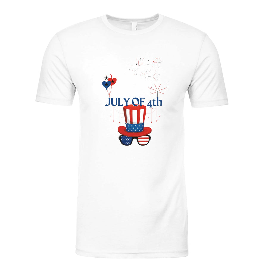 Patriotic Fun for Independence Day - Unisex Crewneck T-Shirt - White - T-Shirts