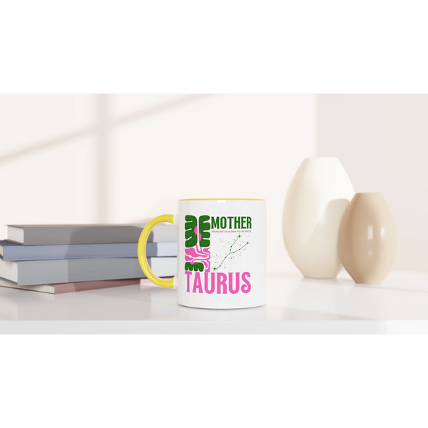Zodiac Mug with Color – Gift for Coffee Lovers - Taurus - Mugs