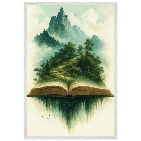Journey Book Wooden Framed Poster for Gifting - Default Title - Wooden Framed Posters