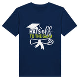 Hats Off to the Grad - Celebrate Success in Style! - Navy - T-shirts