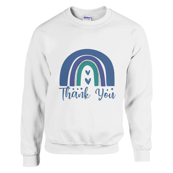 Thank You, Always - A Grateful Sweatshirt Expression - White - Sweatshirt