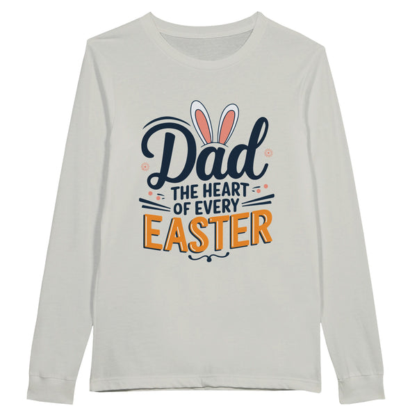 Easter Long Sleeve Shirt for Dad’s Heart - Ash - Long Sleeves T-shirts