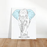 Majestic Elephant - A Symbol of Strength - - Canvas Prints