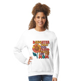 Sunflower Serenity - Celebrate Your Bond with Mom - White - Sweatshirts